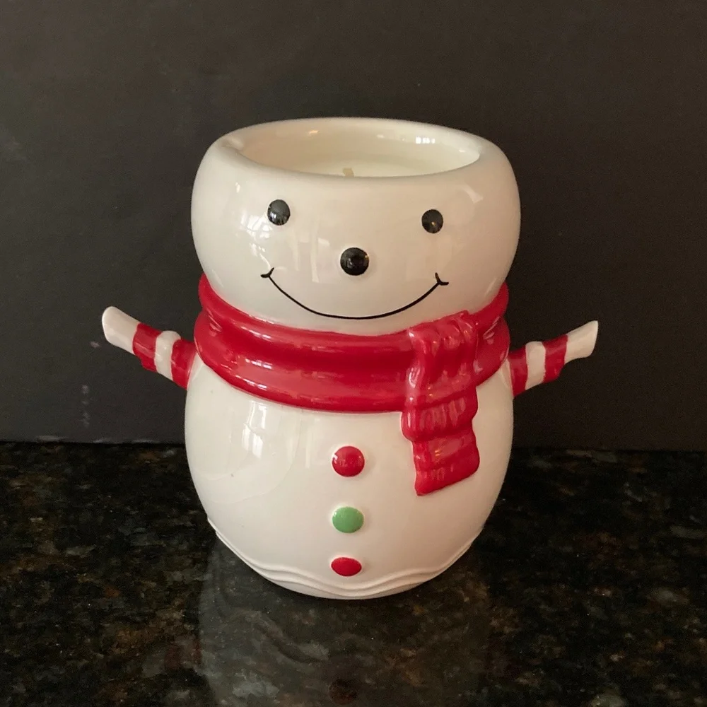 Slatkin & Co./Harry Slatkin Evergreen Snowman Candle/5.5 oz./Holiday/NEW!